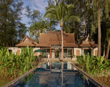 Blick von außen auf Banyan Tree Phuket