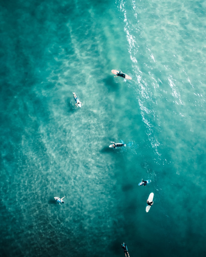 Am Bondi Beach treffen sich hippe Surfer und solche, die es werden möchten.