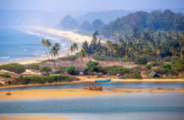 Strand in Goa in Indien
