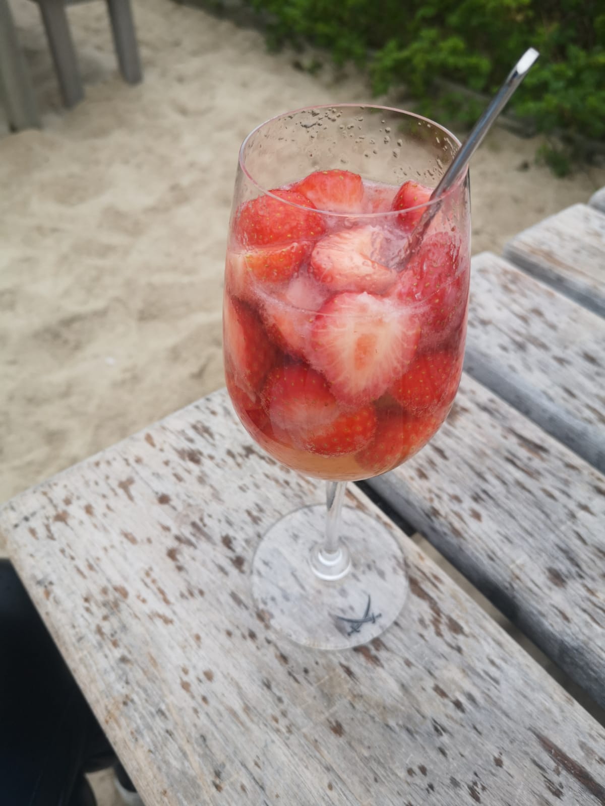 Erbeerbowle in der Sansibar in Sylt 
