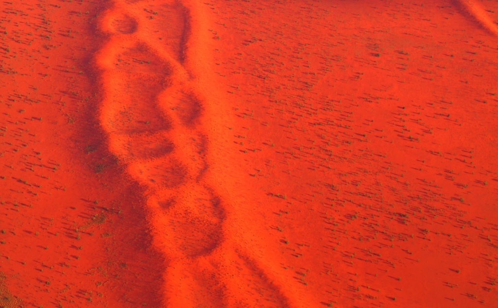 Die rote Erde des australischen Outbacks