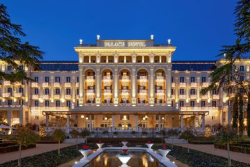 Fassade des Kempinski Palace Portoroz