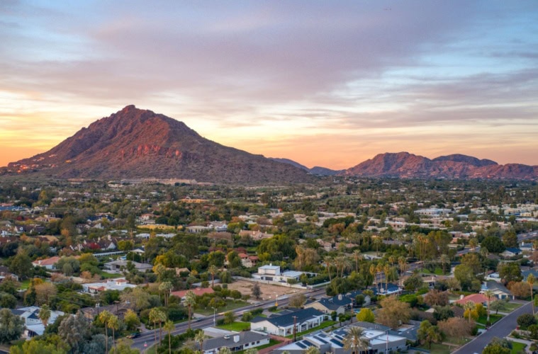 Panoramablick auf Scottsdale