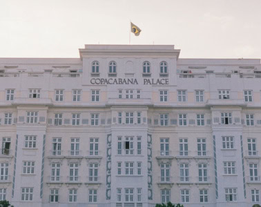 Fassade Copacabana Palace in Rio de Janeiro