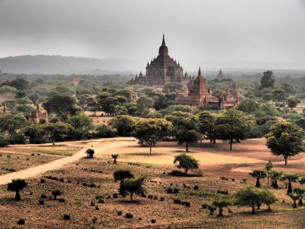 Tempellandschaft in Bagan, Myanamar