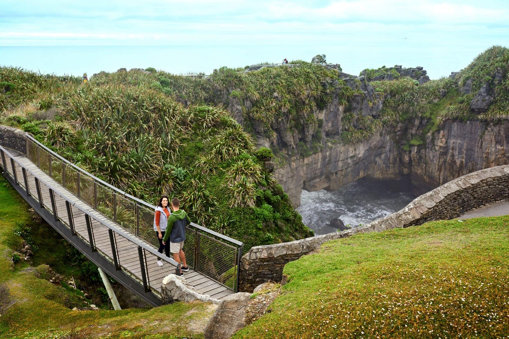 Pancake Rocks Punakaiki an der Westküste Neuseelands