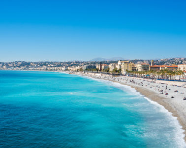 Blick auf die Küste der Côte d'Azur