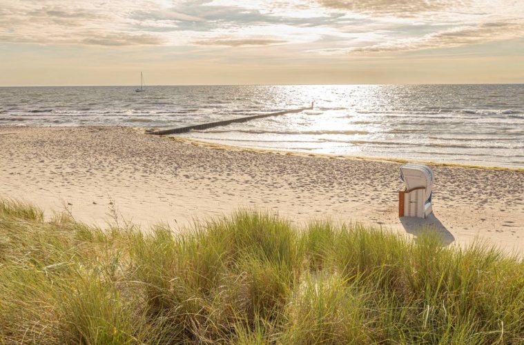 Strand an der Ostseeküste in Schleswig-Holstein
