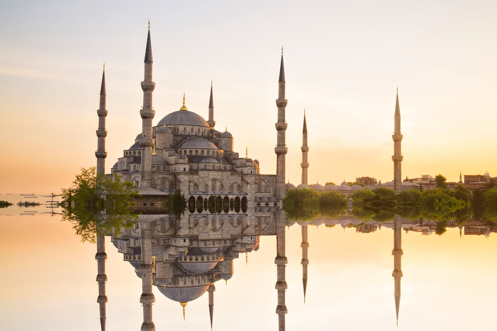Blaue Moschee und Hagia Sophia in Istanbul