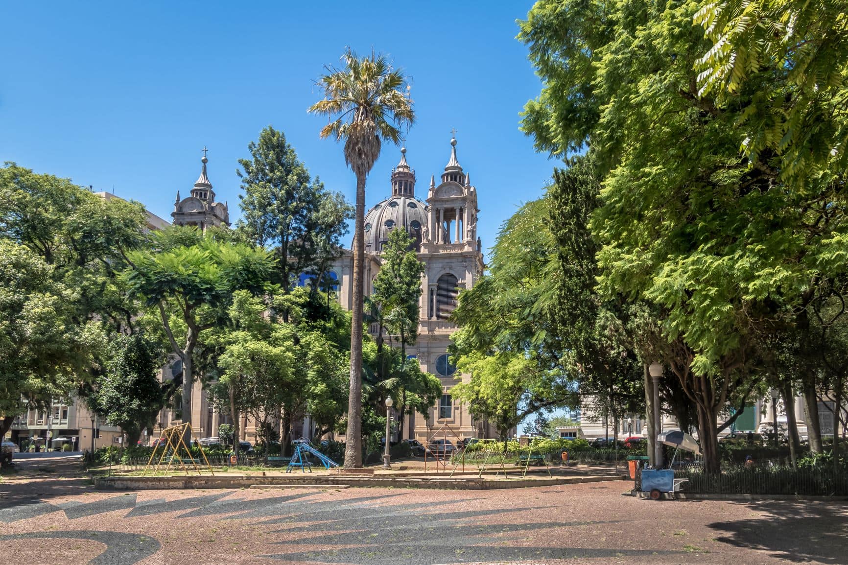Marechal Deodoro square in Porto Alegre