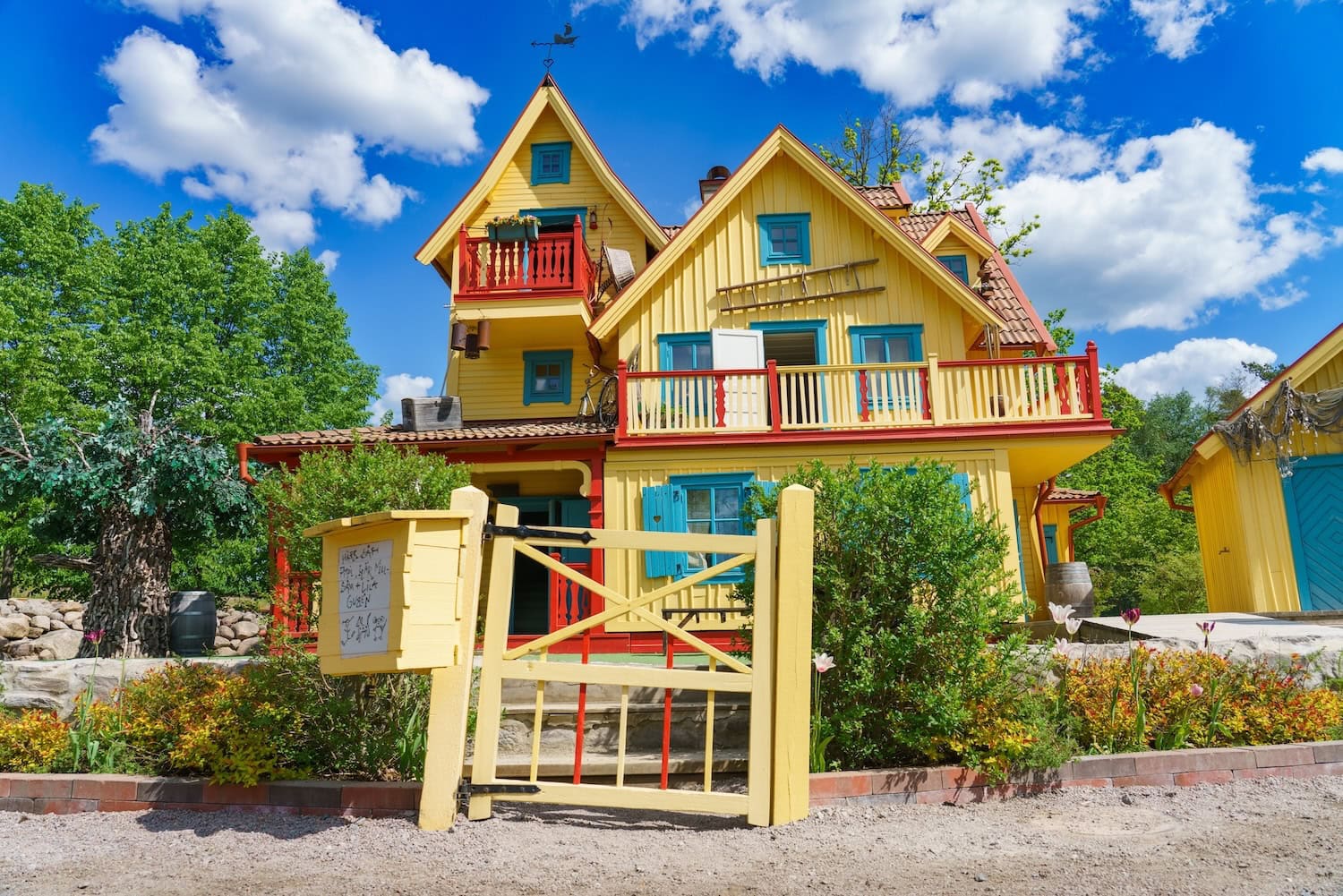 Villa Kunterbunt in der Astrid Lindgren Welt in Schweden