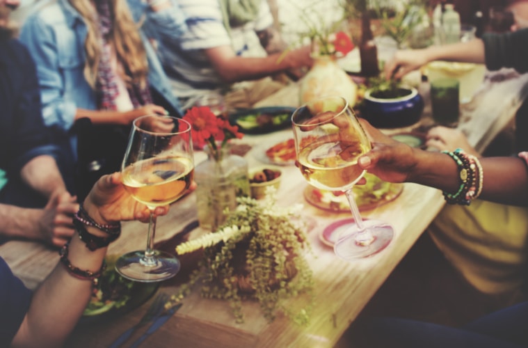 Kulinarik in Virginia: Essen am Tisch