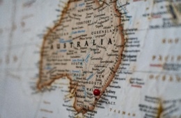Landscharte Australien
