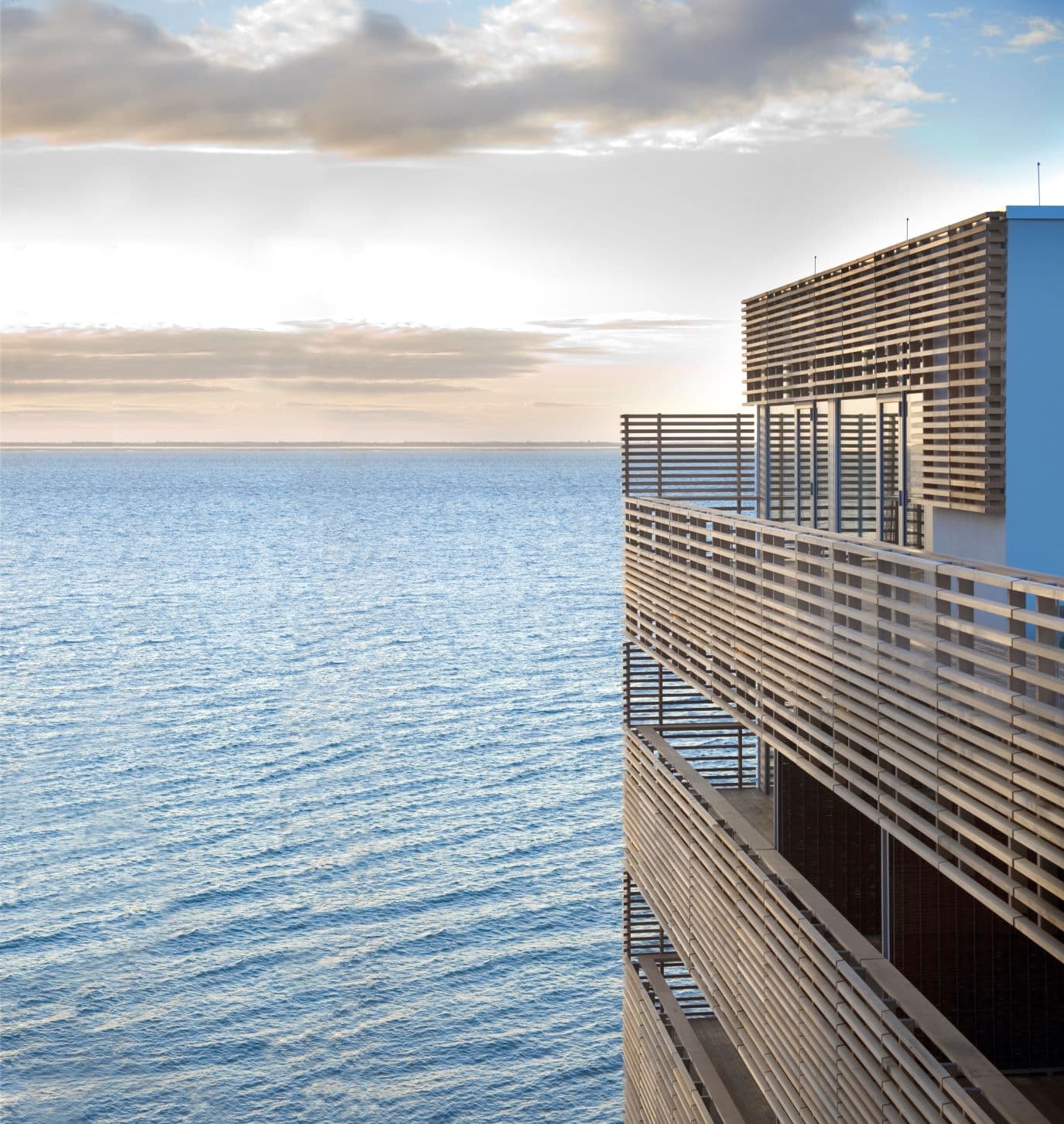 Fassade des Budersand Hotel auf Sylt