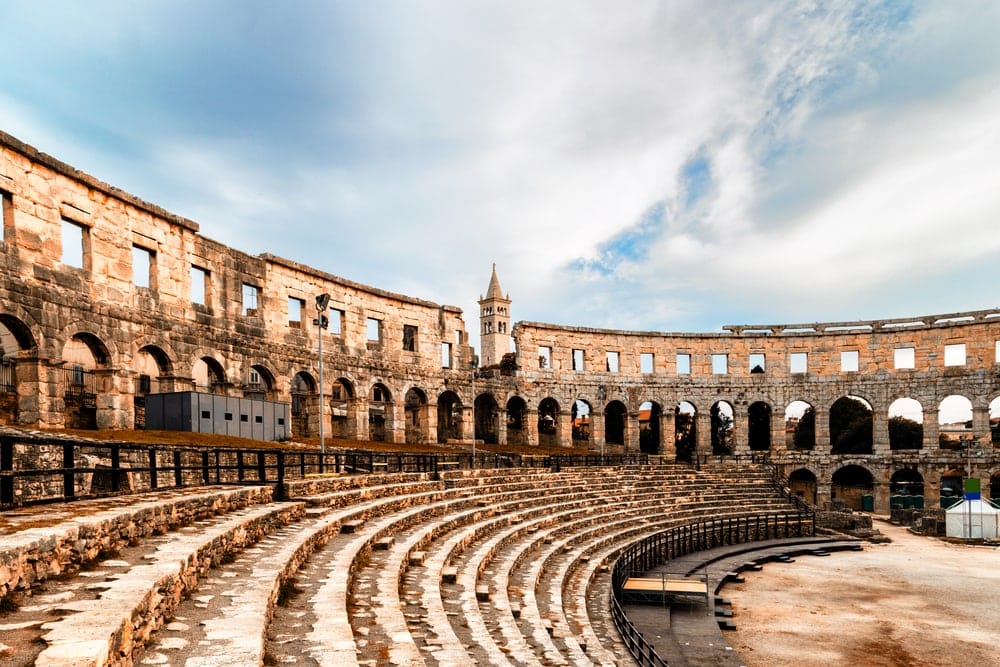 Römisches Amphitheater in Pula, Istrien