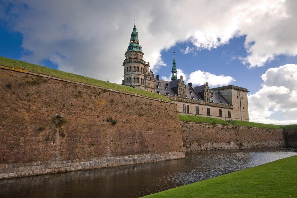 Blick auf Schloss Kronburg in Dänemark