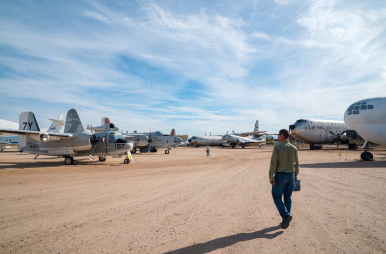 Flugzeugfriedhof in Tucson, Arizona