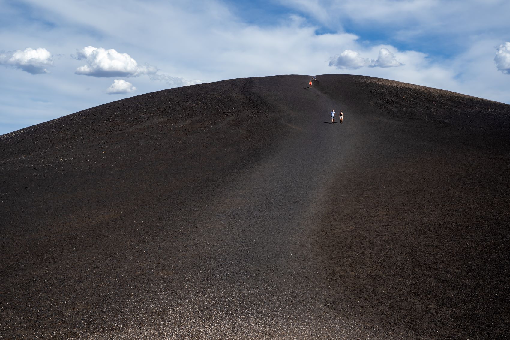 Besucher Inferno Cone at Craters of the Moon National Monument