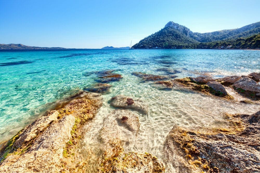 Strand Playa de Formentor auf Mallorca