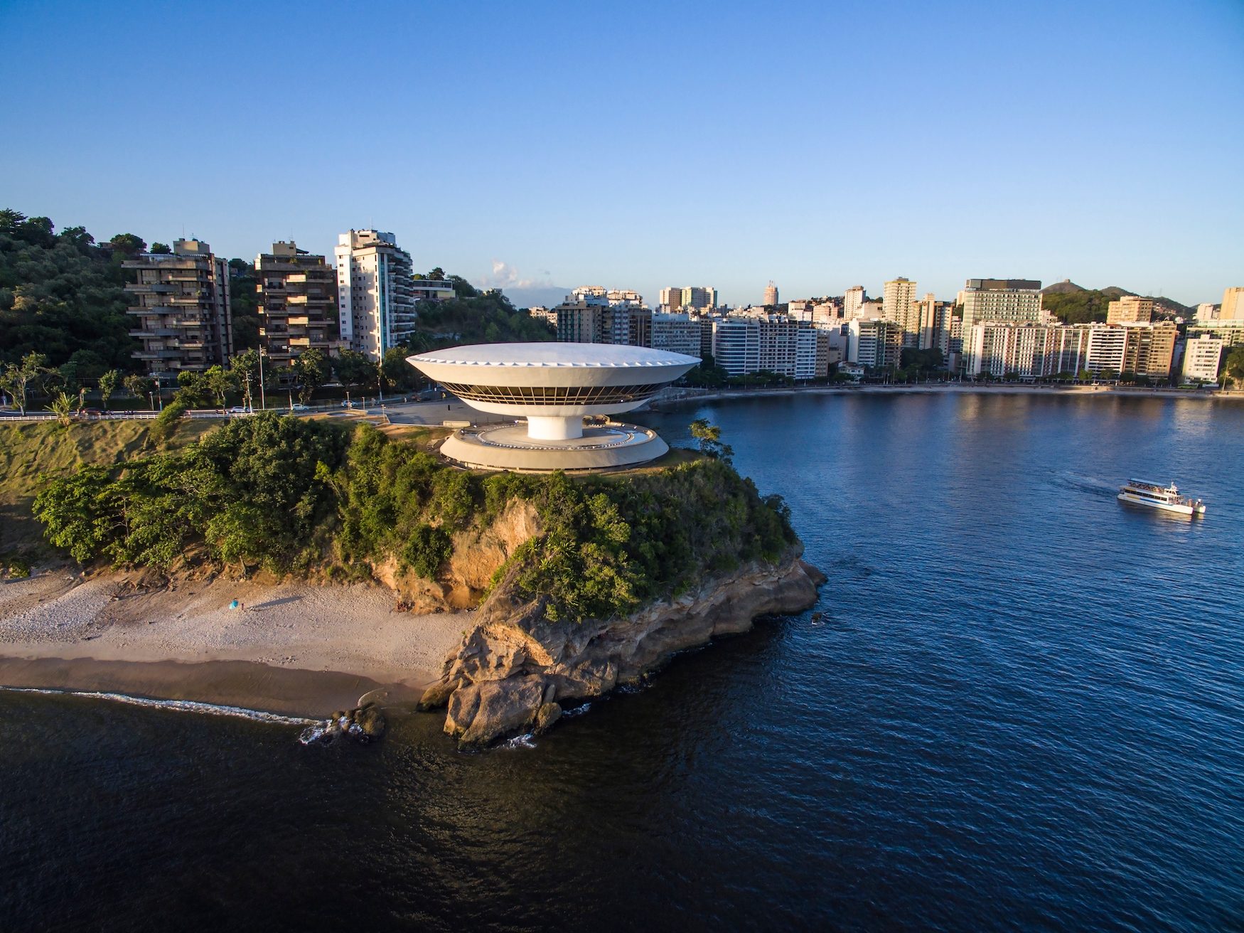 Niteroi Kunstmuseum in Rio de Janeiro