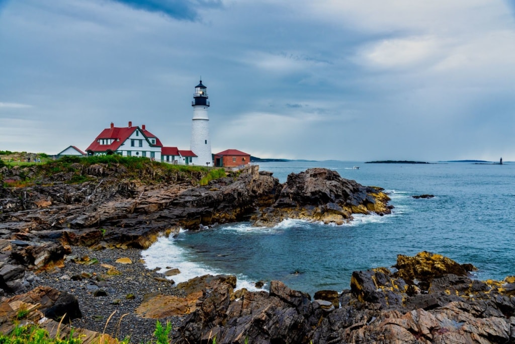 Leuchtturm Portland Head in Maine 