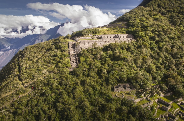 Blick auf Choquequirao