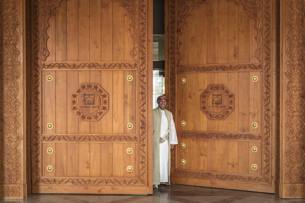 Portier im SHangri-La Al Husn in Oman