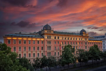 Die Außenansicht des Anantara Hansen Vienna Anantara Palais Hansen Vienna