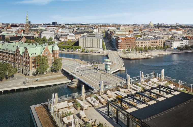 das NH Collection Copenhagen mit der Dachterrasse