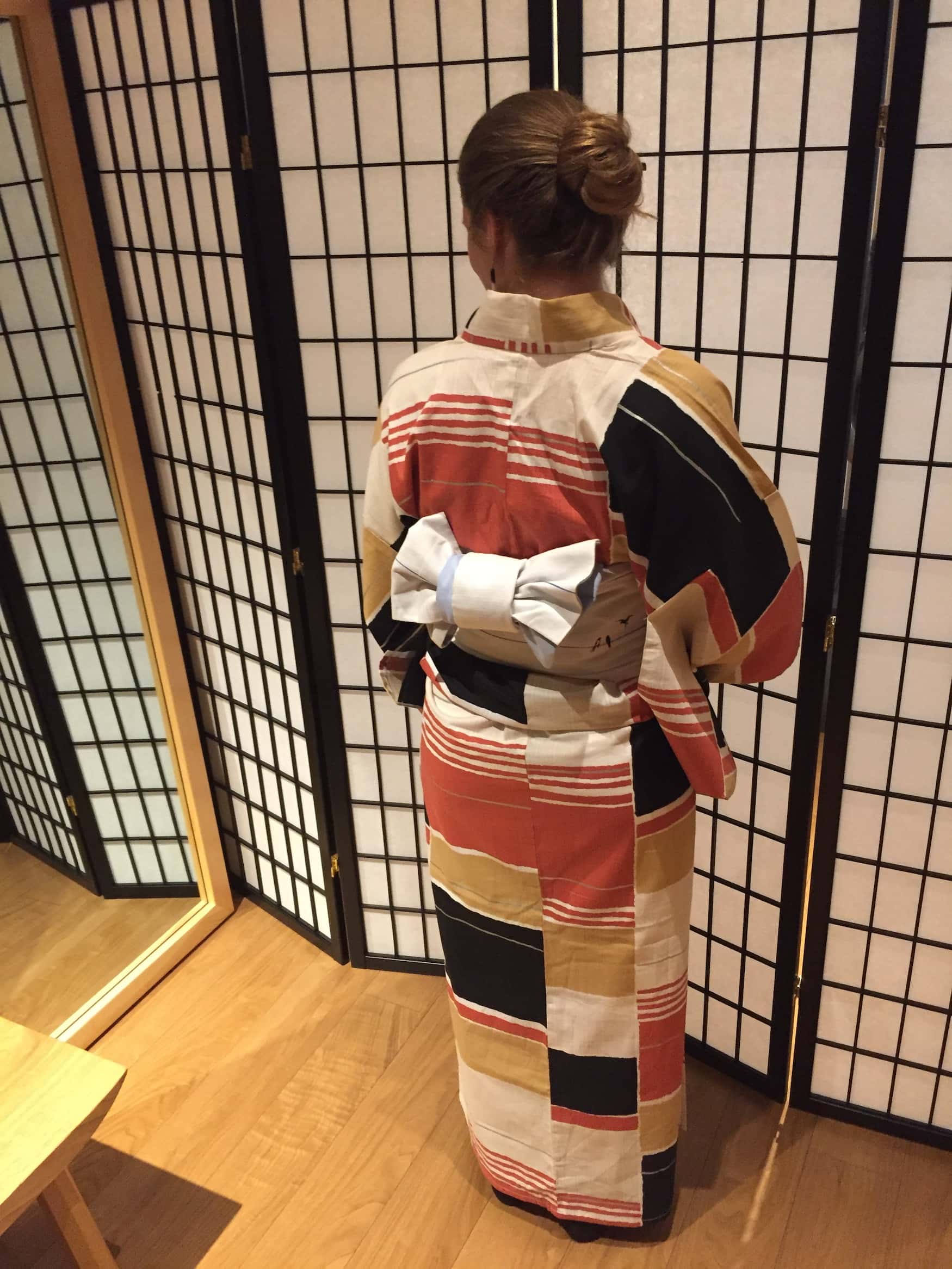 Marie Tysiak im Kimono