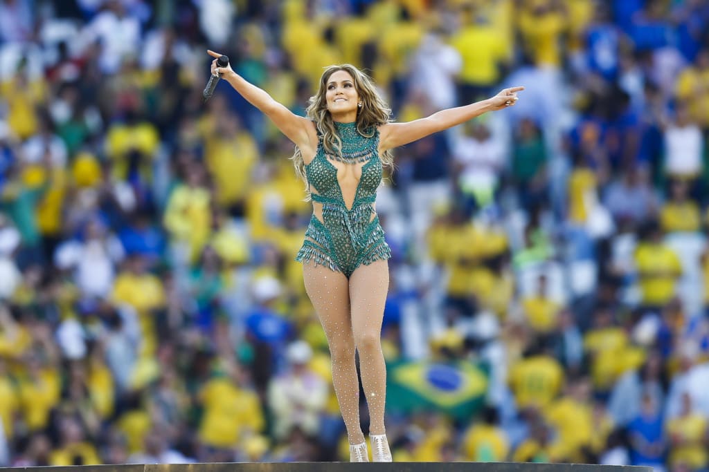 Jennifer Lopez auf der Bühne