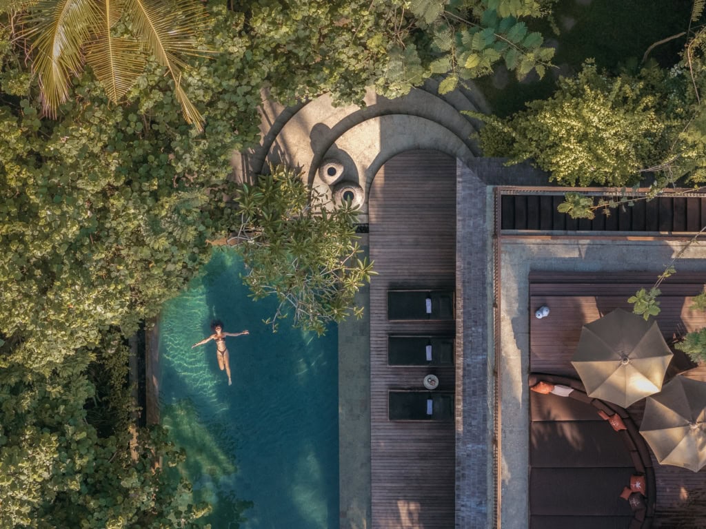 Pool im Lost Lindenberg in Bali