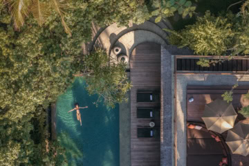 Pool im Lost Lindenberg in Bali