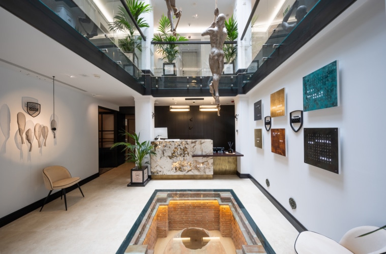 Lobby des Hotels El Castillo in Marbella