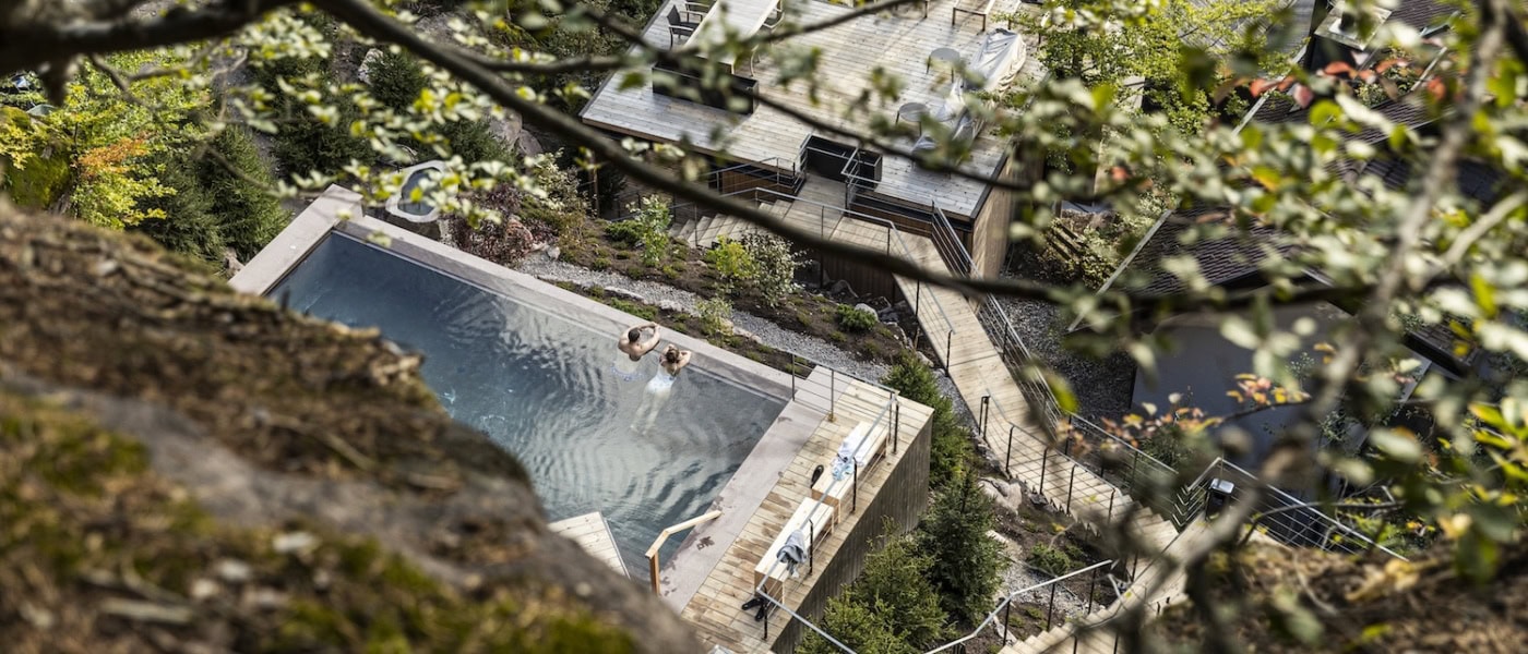 Olsen Pool im Miramonti Boutique Hotel