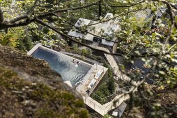 Olsen Pool im Miramonti Boutique Hotel