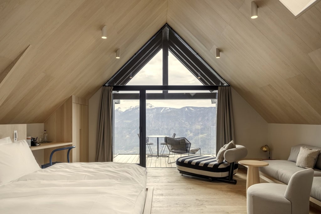 das Rooftop Loft im Miramonti Boutique Hotel in Südtirol