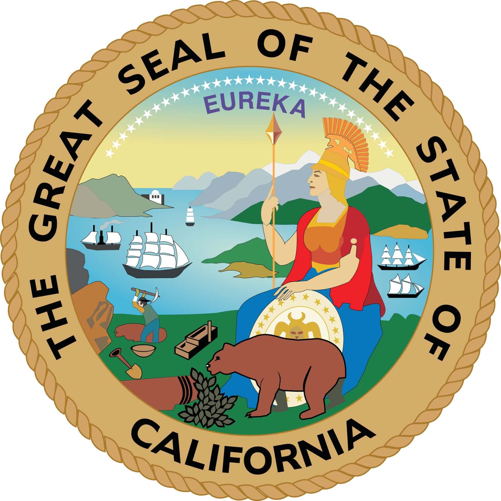 Siegel des US-Bundesstaates Kalifornien 