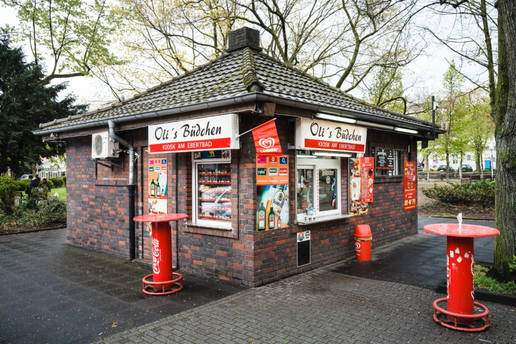 Trinkhalle "Oli's Büdchen - Kiosk am Ebertbad" in Oberhausen