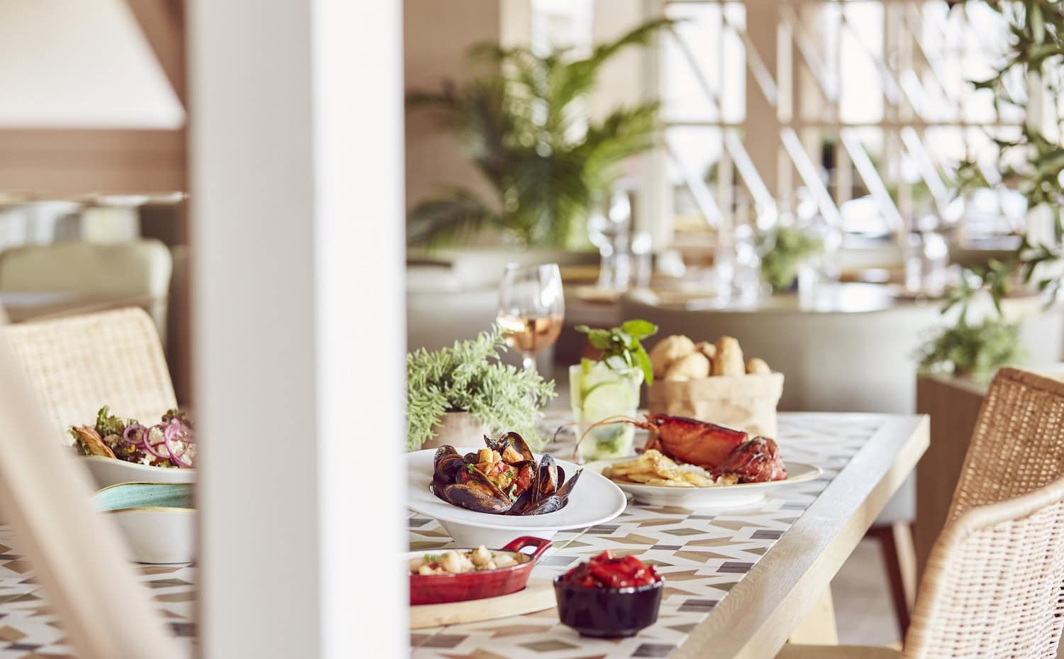 Eines der Restaurants im Zafiro Palace Andratx