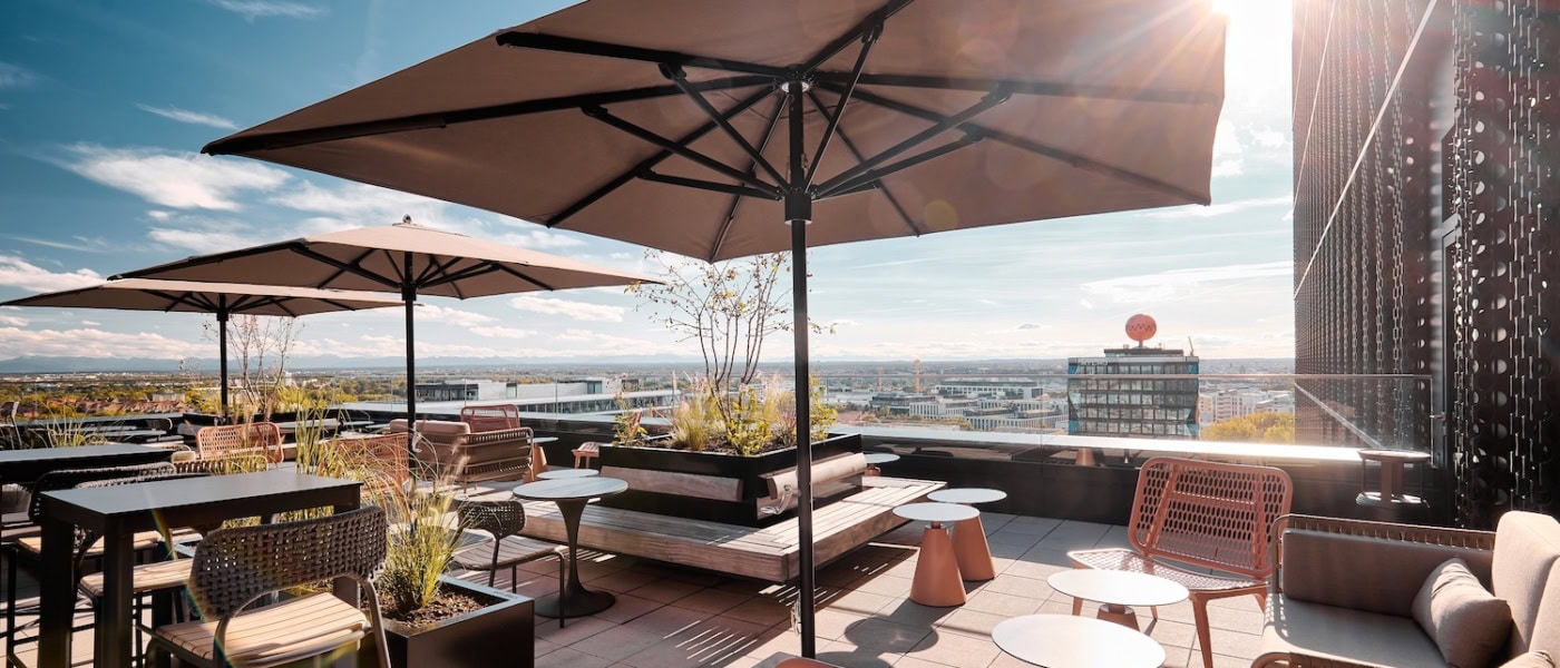 Rooftop im Adina Hotel Munich