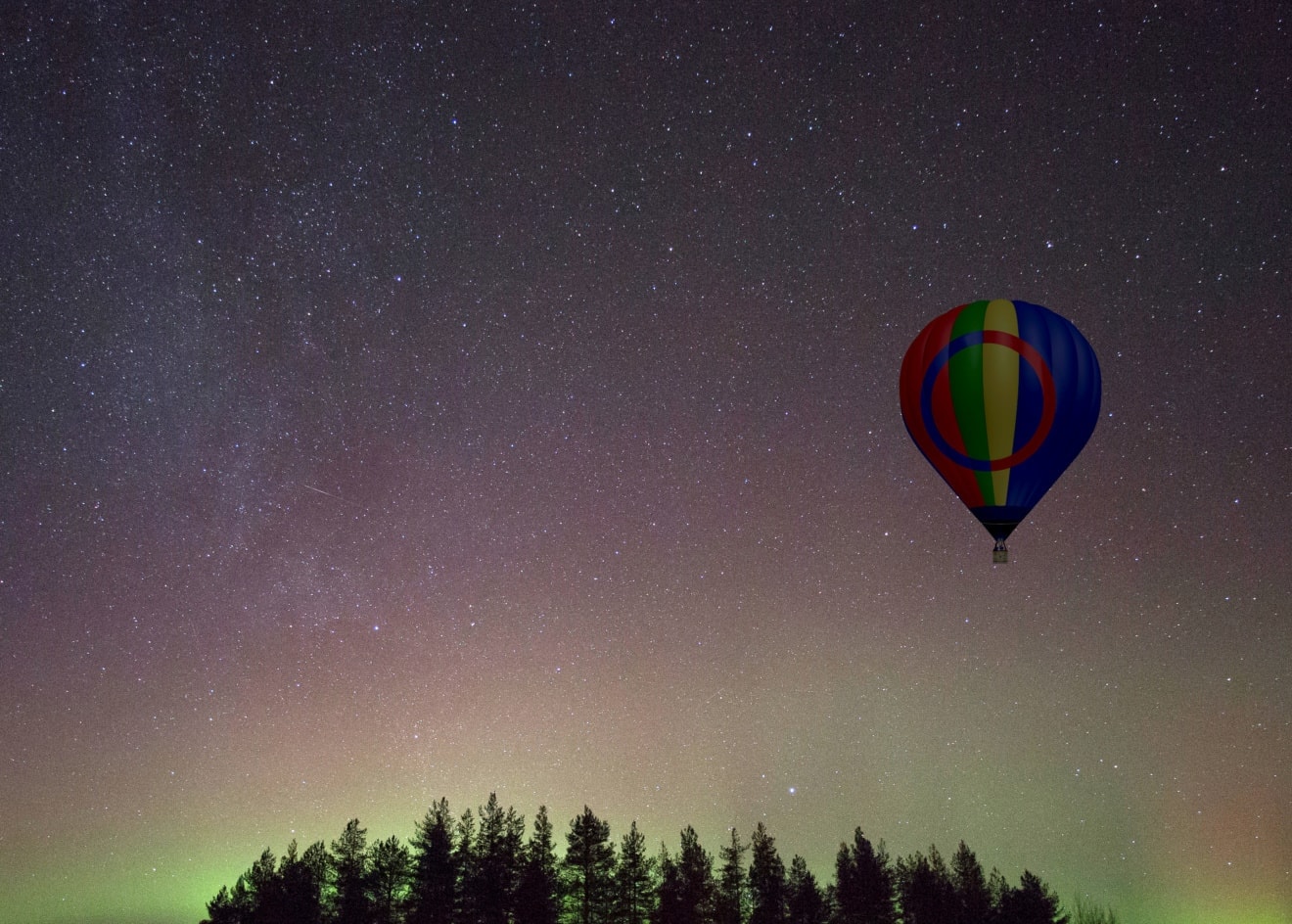 evening aurora and stargazing ballooning (1)