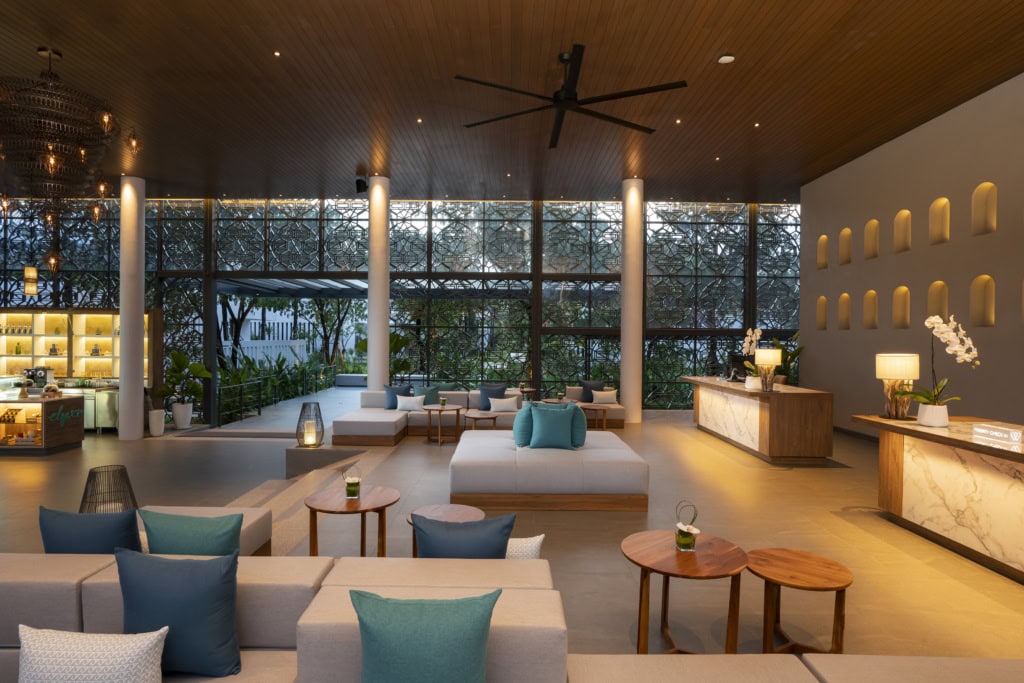 Lobby des Meliá Phuket Mai Khao