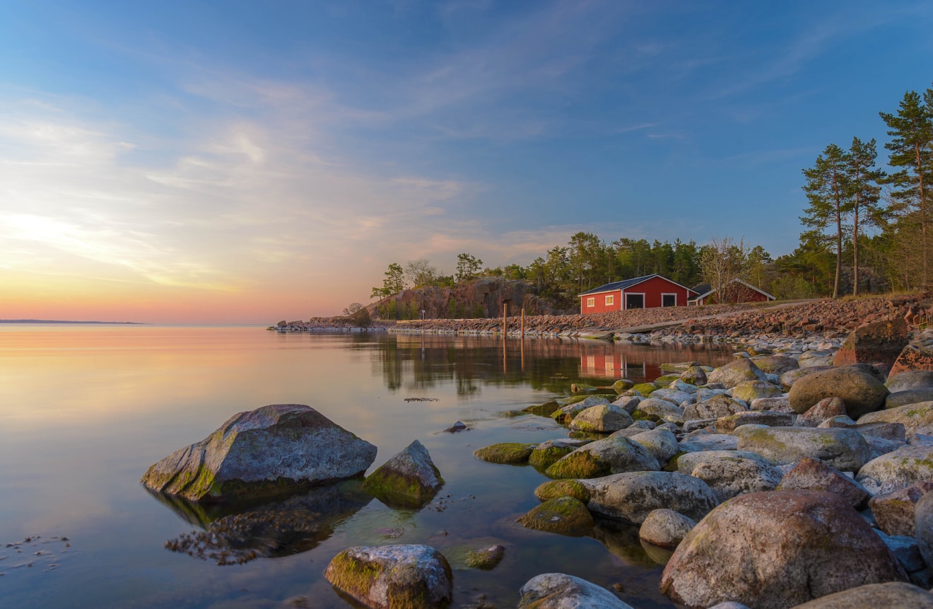 Sea,Bay,In,Finland,Aland,Island