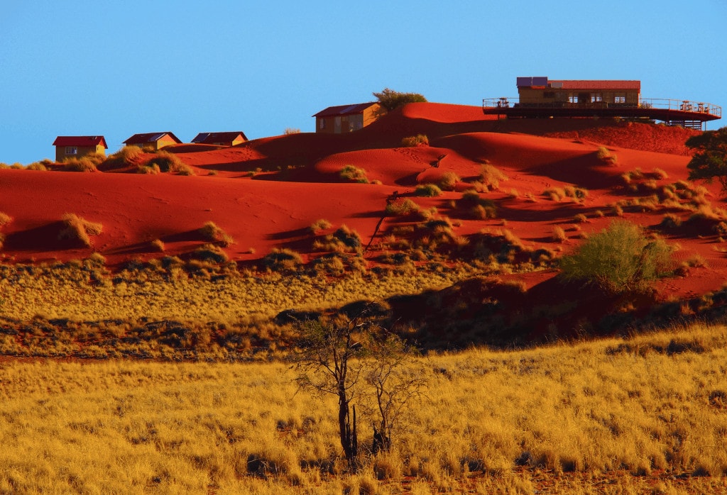 Im Dune Star Camp, in Namibia, hat man die Sterne immer im Blick