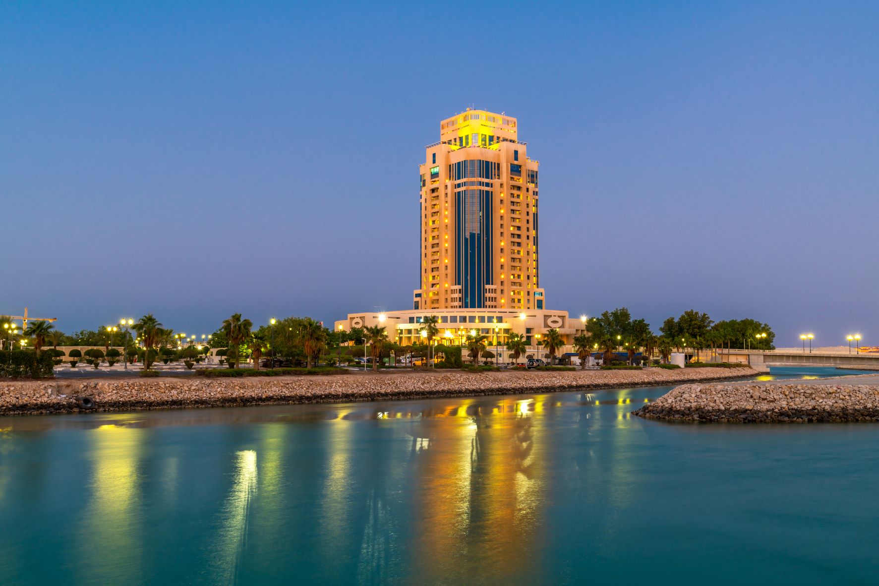 Hotel Ritz-Carlton in Doha von außen 