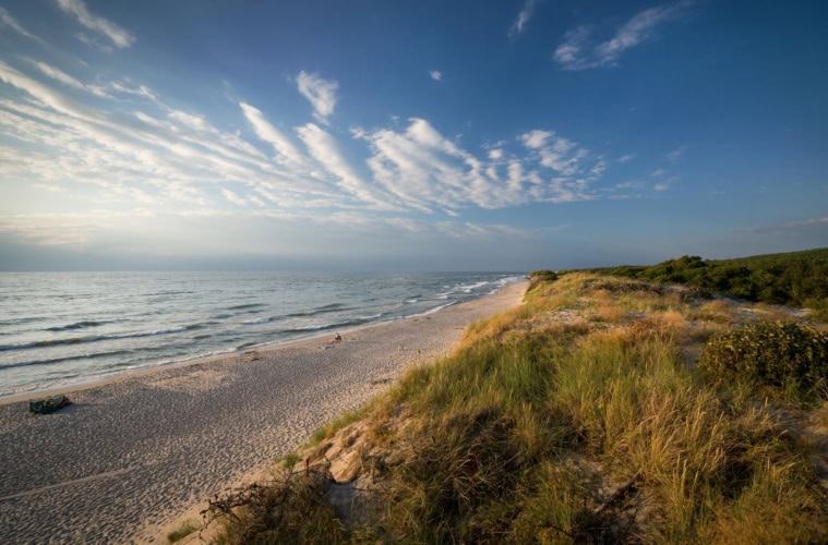Strand an der Kurischen Nehrung in Litauen