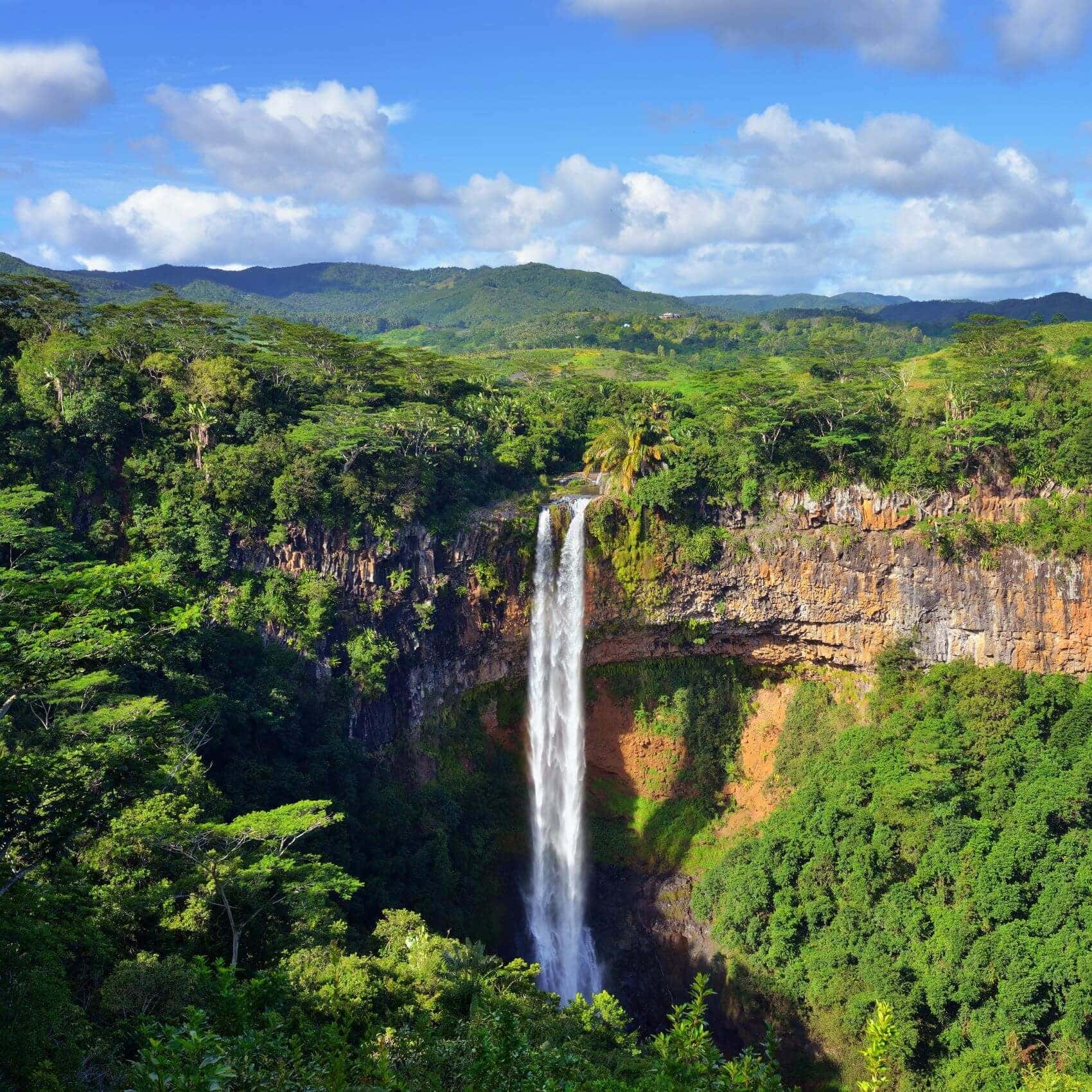 Wasserfall Chamarel Mauritius 