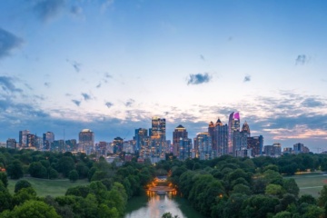 Skyline von Atlanta, USA