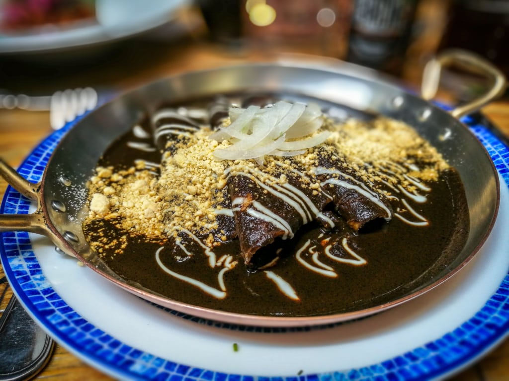 Enchiladas - Speizialiäten - Essen in Mexico City